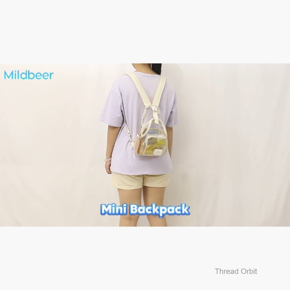 Clear Mini Backpack Convertible Sling Stadium App… - image 7
